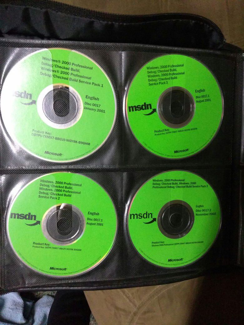Microsoft MSDN Discs