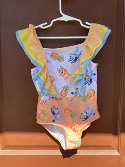 Bluey One piece  Swimsuit Bathing Suit 6-7