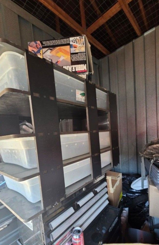 4 Slot Snake Rack With Back Heat. 40qt Tubs