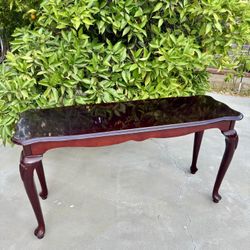 Dark Wood Console Table