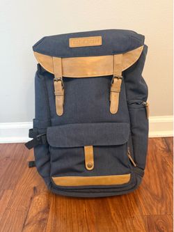 K&F Concept Blue Brown Camera Backpack