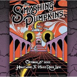 Smashing Pumpkins 10-8-22 Hard Rock Live Hollywood, FL Poster