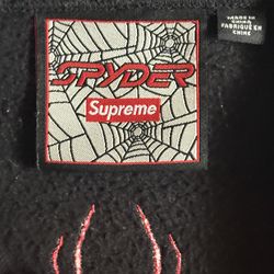 Spyder X Supreme collab zip up