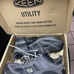 NEW sketchers Steel Toe Mens Sz 14