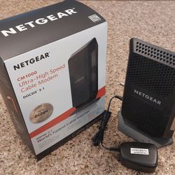 Netgear CM1000 DOCSIS 3.1 Ultra-High Speed Cable Modem ~Xfinity Comcast~