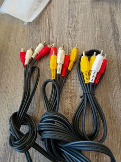 RCA Audio/Video Cables – $5 Each