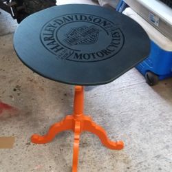 Harley Davidson Side Table 