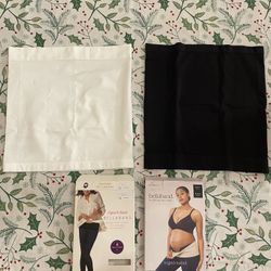 Ingrid & Isabel Maternity Bellaband, One Black And One White, Size 1