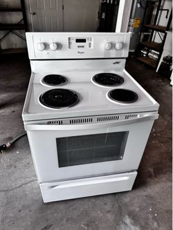Free Electric Range and Range Hood
