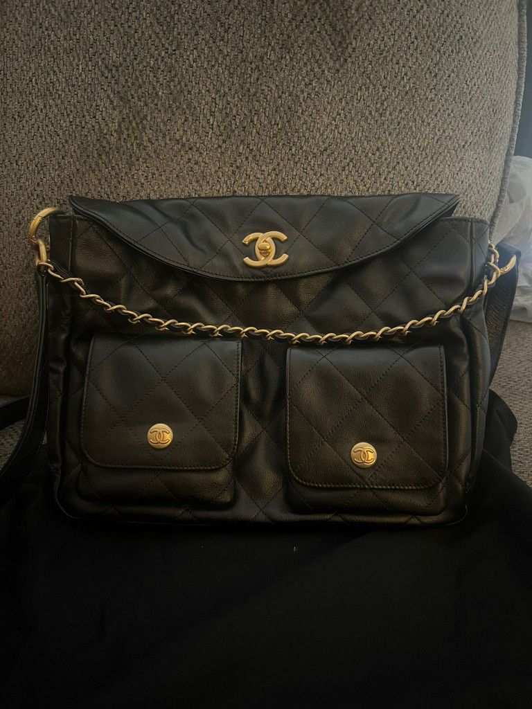 Chanel Supple Twins Hobo Bag