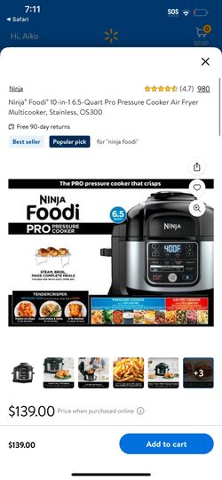 Ninja Pressure Cook Air fryer 