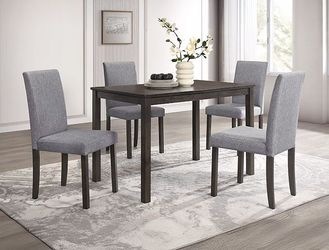 💥NEW 5pc DINING Room SET Kitchen Table Chairs💥NO CREDIT NEEDED $10 Down