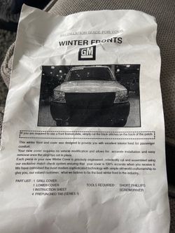 Winter front for Chevrolet Silverado 2003-2006