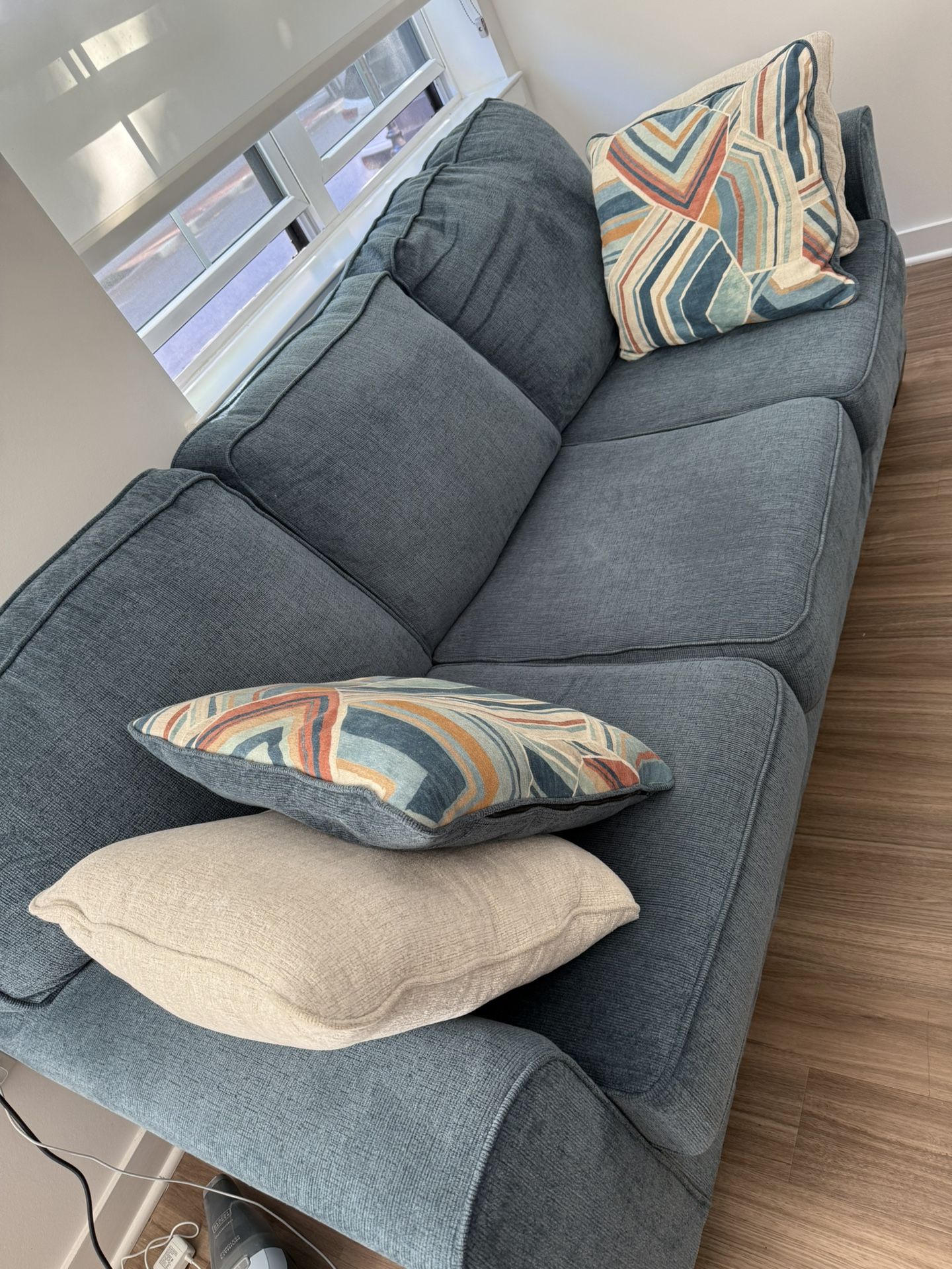 Blue Couch, Ashley’s Furniture!