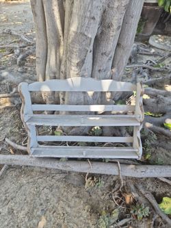 0ld distressed  vintage spice rack