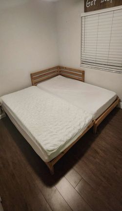 Ikea convertible bed. Twin to king size.
