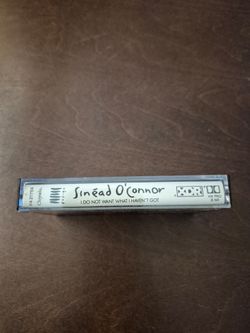 Sinéad O'Connor I Do Not Want What I Haven't Got Cassette. Tested Playing.