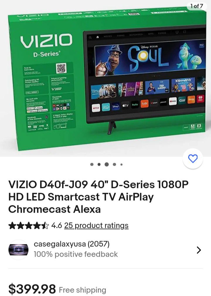Vizio Smart 1080p 40 Inch Tv