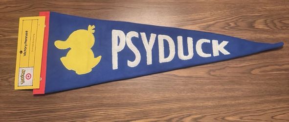 brand new target x pokemon psyduck victory pennant
