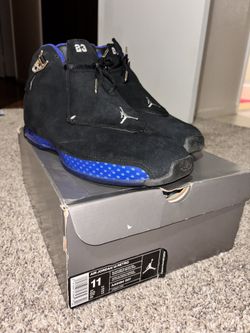 Jordan Retro 18 Black Sport Royal Size 11