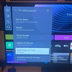 lightly used LG oled C4 65 inch