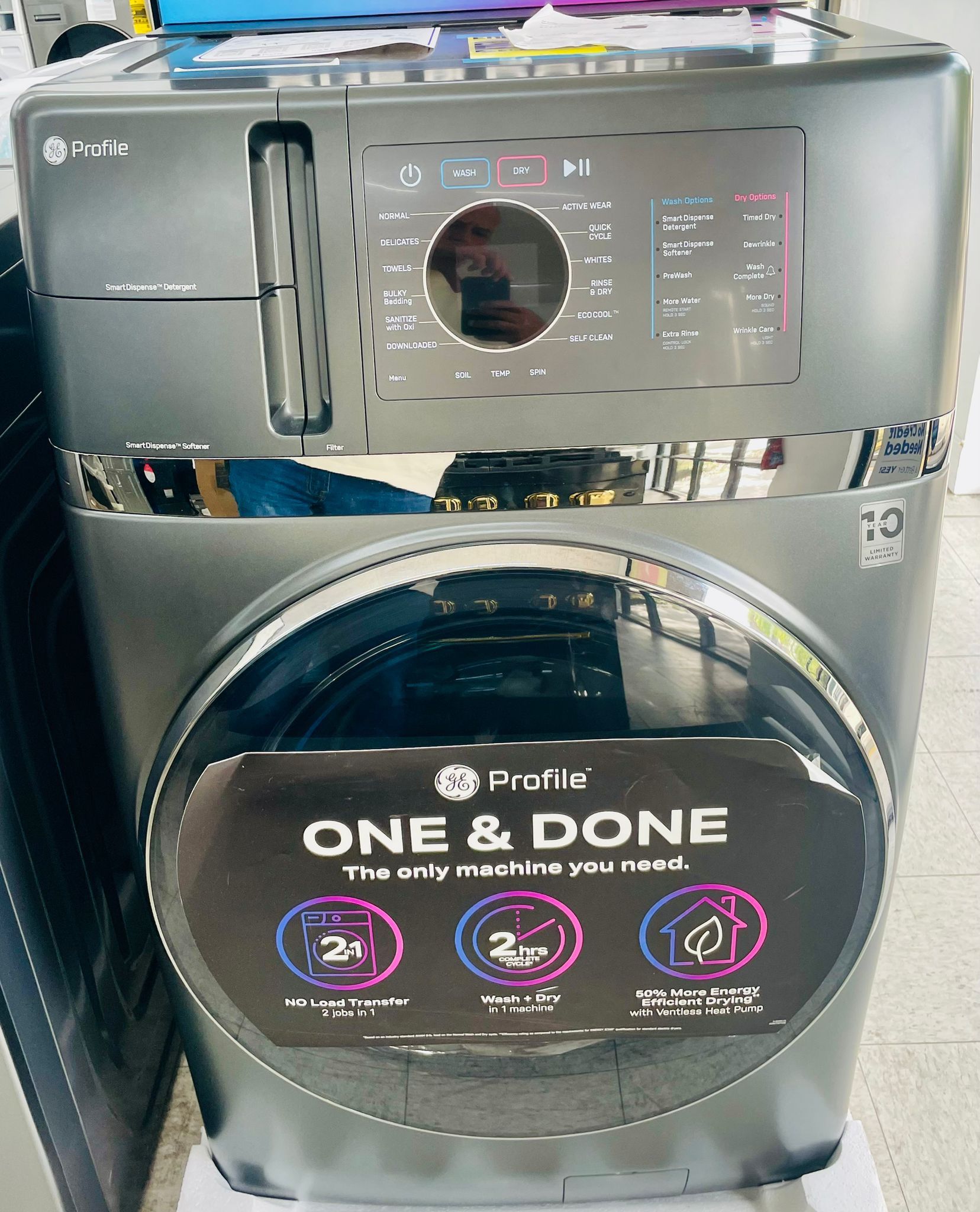 🔥🔥29” GE Profile All In One Washer And Dryer