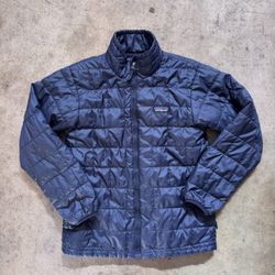 Patagonia Puffy Jacket Navy Kids Medium 10