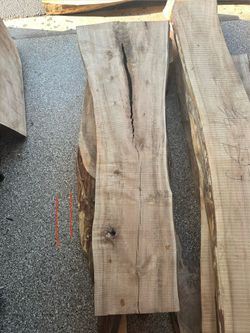 maple live-edge slabs
