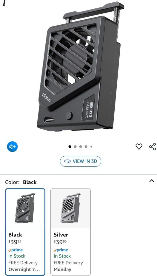 Camera Cooling Fan 
