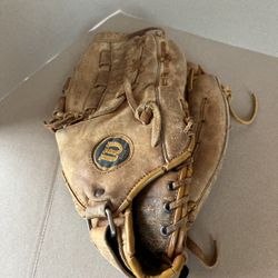 Vintage Wilson A2234 Ron Guidry RHT Pro Series leather 12 3/4 Baseball Glove Dual Hinge