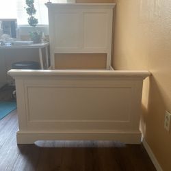 White Twin Bed Frame 