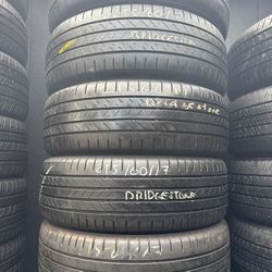 215/60/17 Bridgestone 4 Used Tires Installed And Balanced