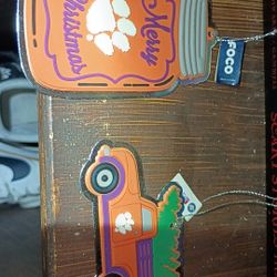Clemson Ornaments 