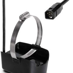 Humminbird XTM 9 SI 180 T Trolling Motor Transducer, Black & PC-11 Power Cable for Side-Imaging Units, Black