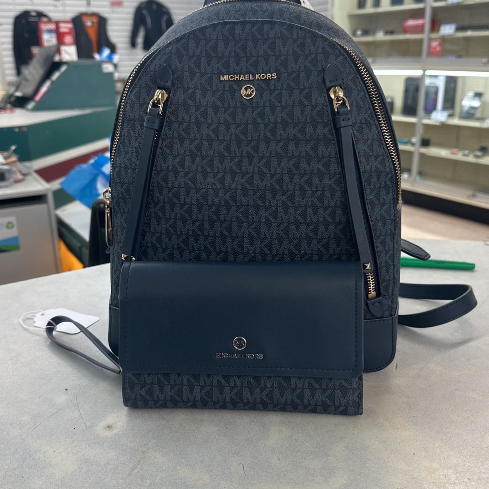Michael Kors backpack/ purse/ wallet Michael Kors backpack purse with wallet combo main image 2