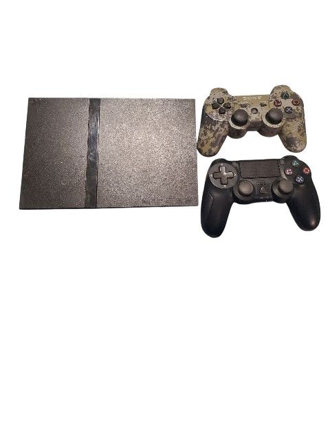 PS2 Console W/Two Controllers