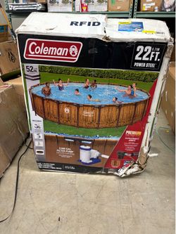 Coleman 22 ft above ground pool