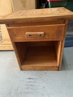 Heavy Cargo Wood Night Stand