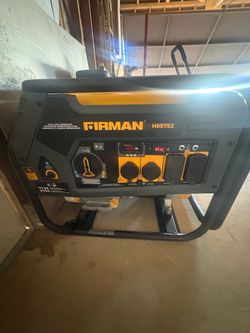 Firman gas 7125 and propane5700 generator