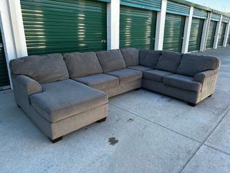 FREE DELIVERY | Grey 3 Piece Sectional Sofa