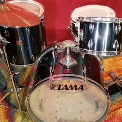 Drum Set Tama 4pc Complete Set 