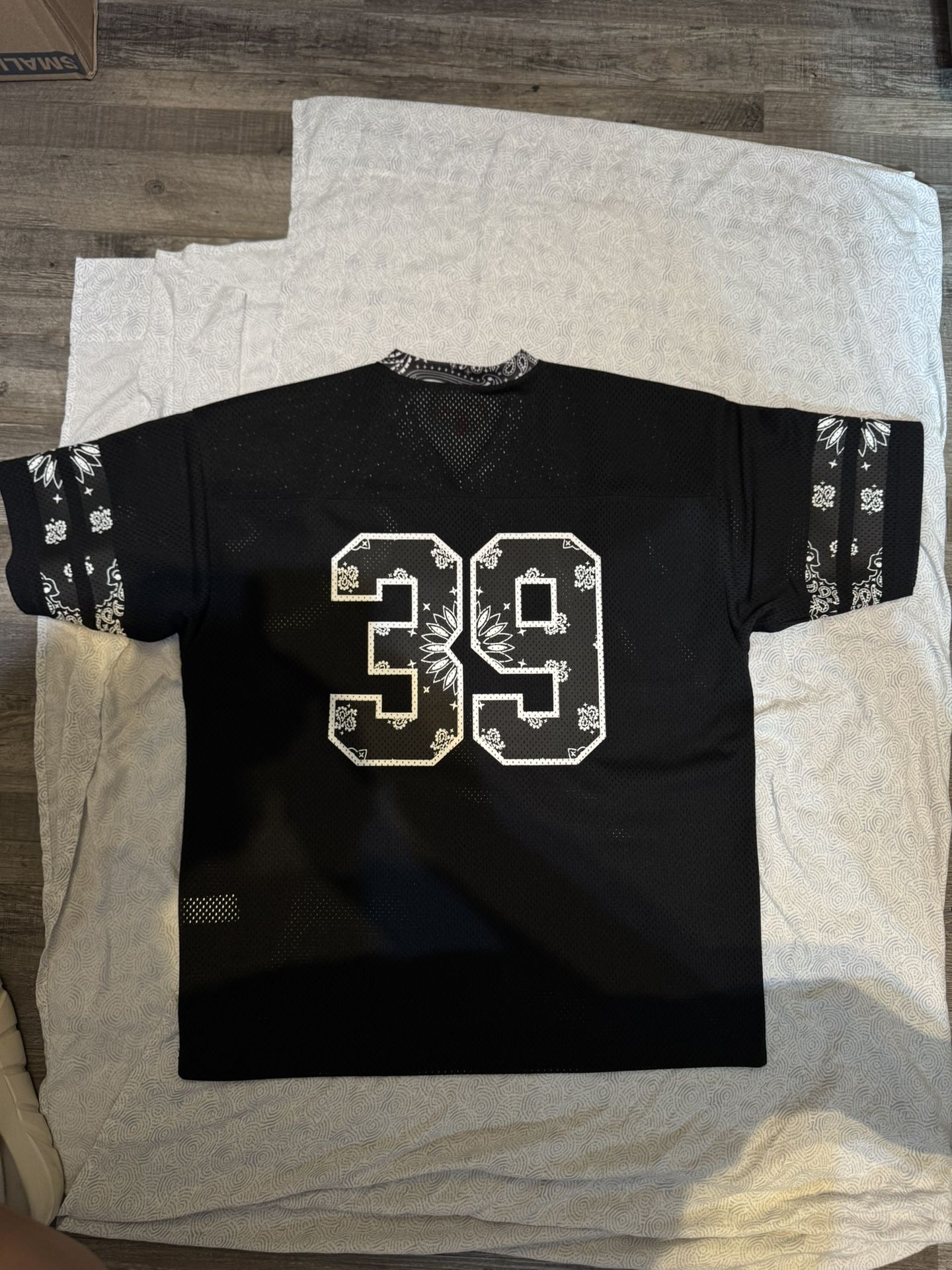 SUPREME BANDANA FOOTBALL JERSEY BLACK