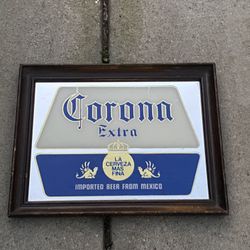Man Cave Beer Mirror Sign