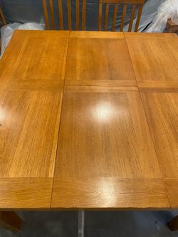 Counter height Dining Room Table and 8 chairs