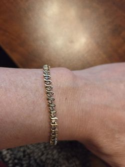 Natural Diamond Tennis Bracelet