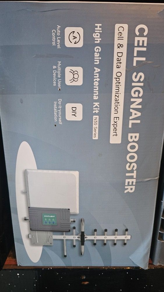 Cell Phone Signal Booster Great For Remote Vacation Home/ Camping
