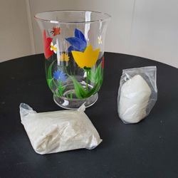 Unscented Flower Candle