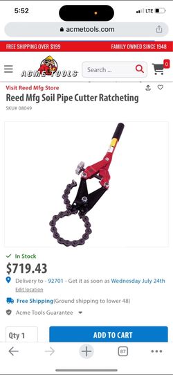 Large pipe cutter