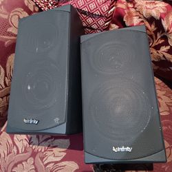 INFINITY SMALL SPEAKER. HIGH POWER. PAIR