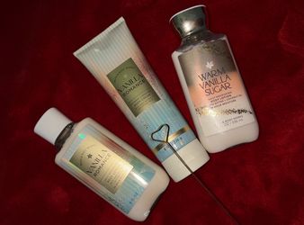 Vanilla Bath and bodywork's lotions